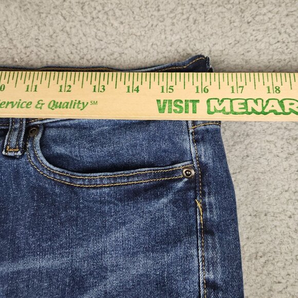 Goodthreads Denim Pants Comfort Stretch Slim Fit Skinny Jeans Dark Size 33x34 - Picture 3 of 10